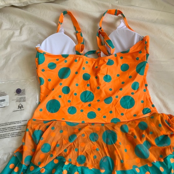 NIB Adorable 1-Piece Swim Dress - Picture 3 of 10